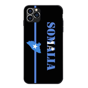 Samsung Somalia National Flag Coat Of Arms Soft TPU Phone Case.