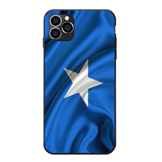 Samsung Somalia National Flag Coat Of Arms Soft TPU Phone Case.