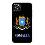 iPhone Cases Somali Flag Theme Soft TPU  For iPhone 6 7 8 S XR X Plus 11 Pro Max