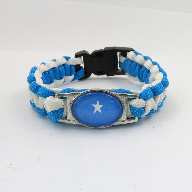 Stand as one and get this to show a mad love to our country. Somali hand made bracelets.